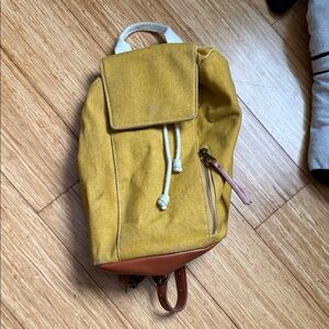 Universal Thread Mustard and Brown Backpack